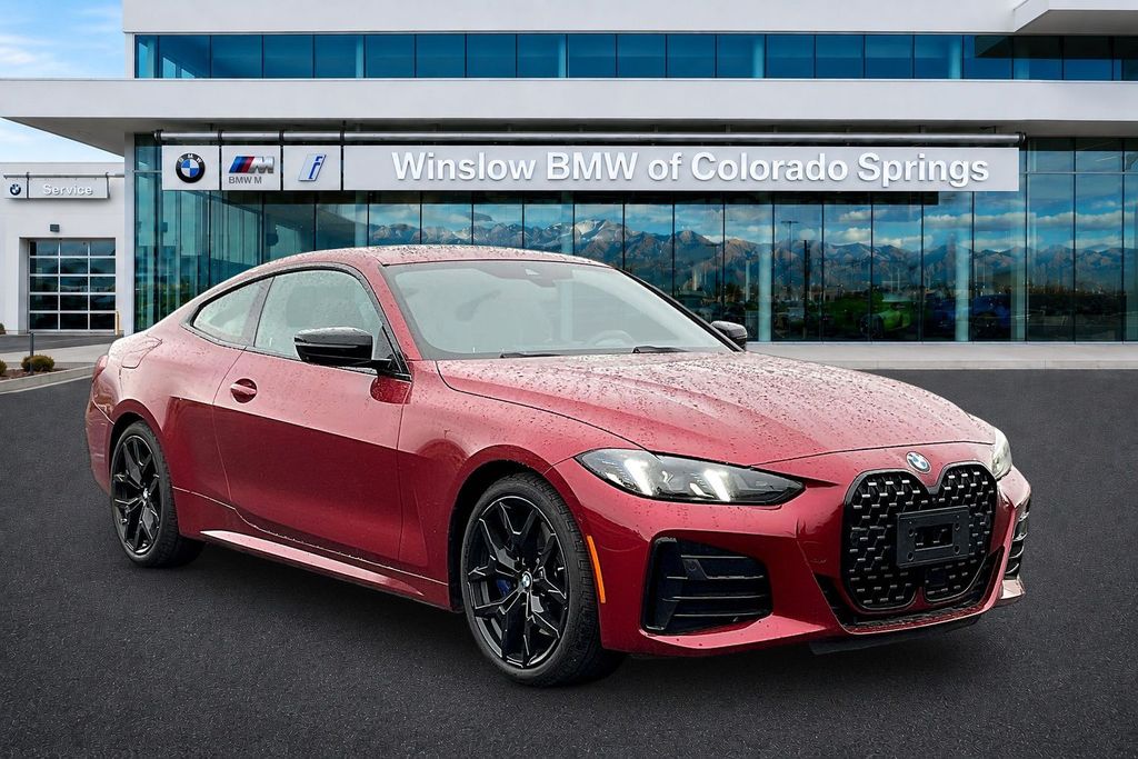 Vegas Red Metallic 2025 BMW 4 Series Coupe All-Wheel Drive 8-Speed Automatic