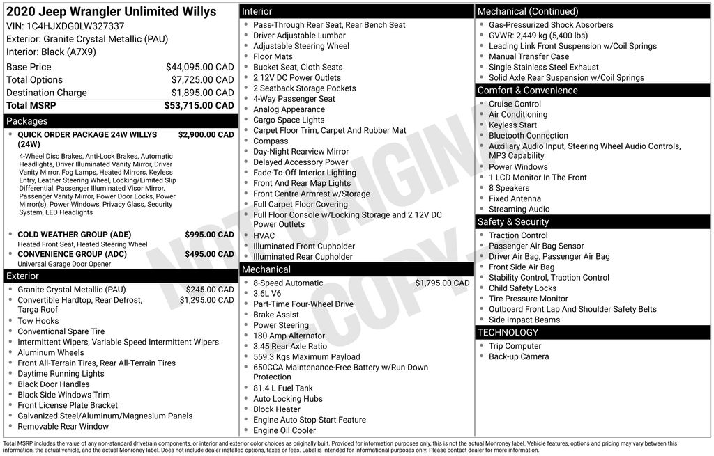 2020 Jeep Wrangler Unlimited Willys Gray at Spitzer Acura