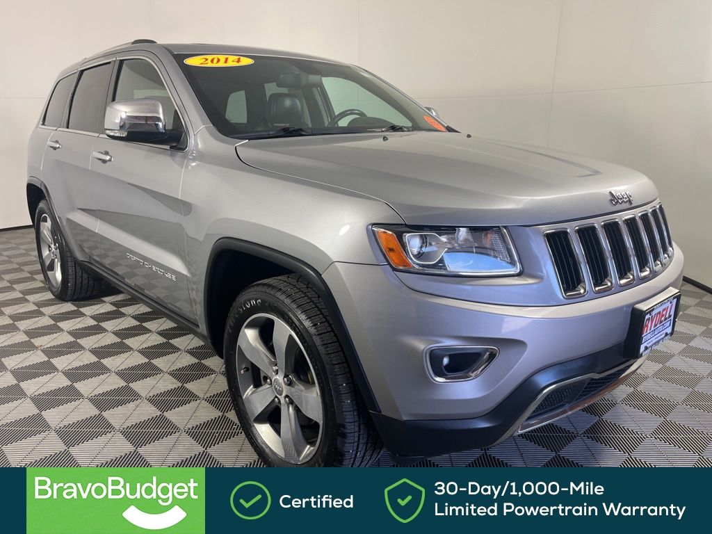 Billet Silver Metallic Clearcoat 2014 Jeep Grand Cherokee Limited 4WD SUV / Crossover Four-Wheel Drive 8-Speed Automatic