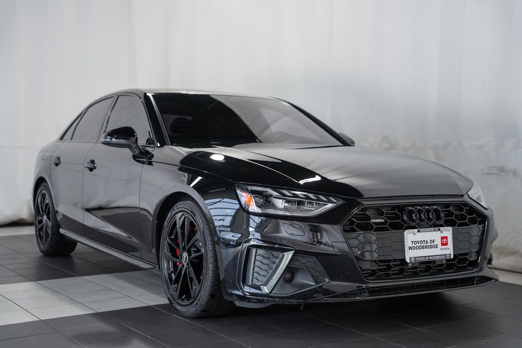 Mythos Black Metallic 2023 Audi A4 Sedan All-Wheel Drive 7-Speed Automatic