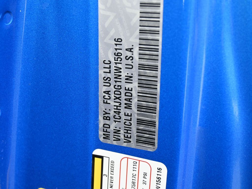 Used 2022 Hydro Blue Pearl Coat Jeep Unlimited Willys image 16