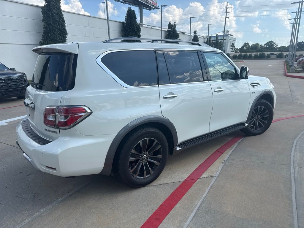 2017 Nissan Armada Platinum White at Emmons Autoplex