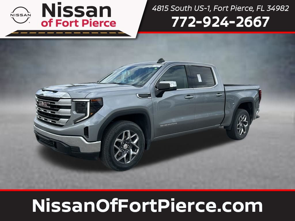 Sterling Metallic 2023 GMC Sierra 1500 Pickup Truck Four-Wheel Drive 8-Speed Automatic