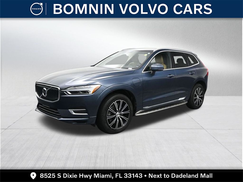 Denim Blue Metallic 2020 Volvo XC60 Hybrid Plug-in T8 Inscription eAWD SUV / Crossover All-Wheel Drive Automatic