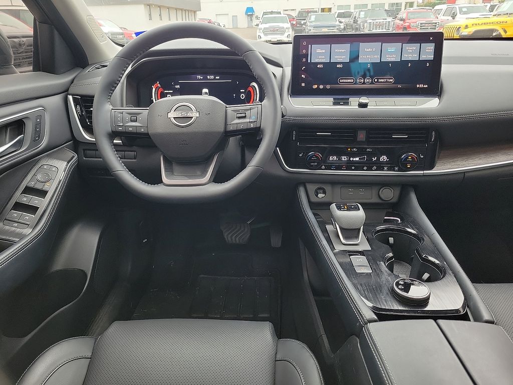 2026 Nissan Rogue Platinum White at Brown Honda