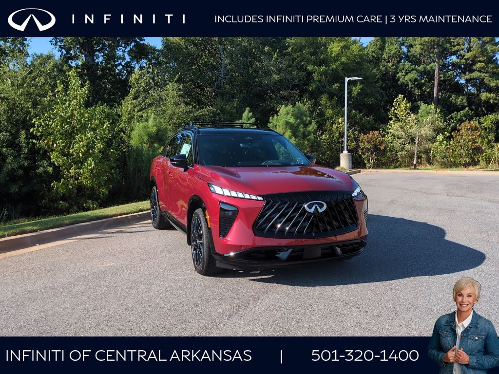 Sunfire Red/Black 2027 INFINITI QX65 SUV / Crossover All-Wheel Drive 9-Speed Automatic