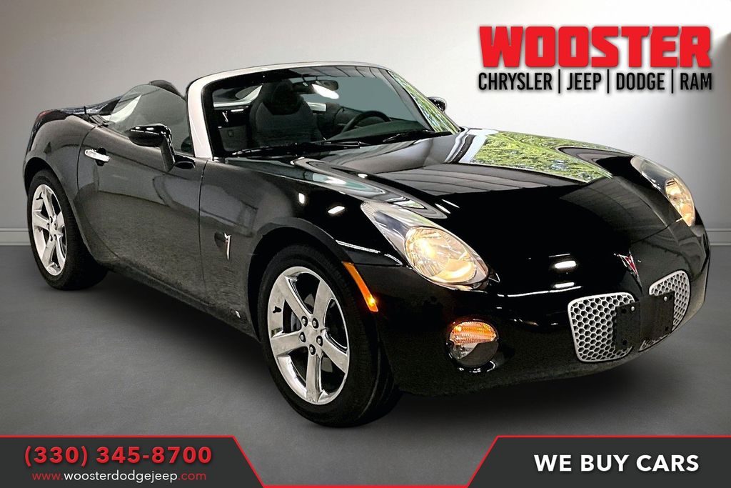 Mysterious (Black) 2007 Pontiac Solstice Convertible Rear-Wheel Drive 5-Speed Automatic
