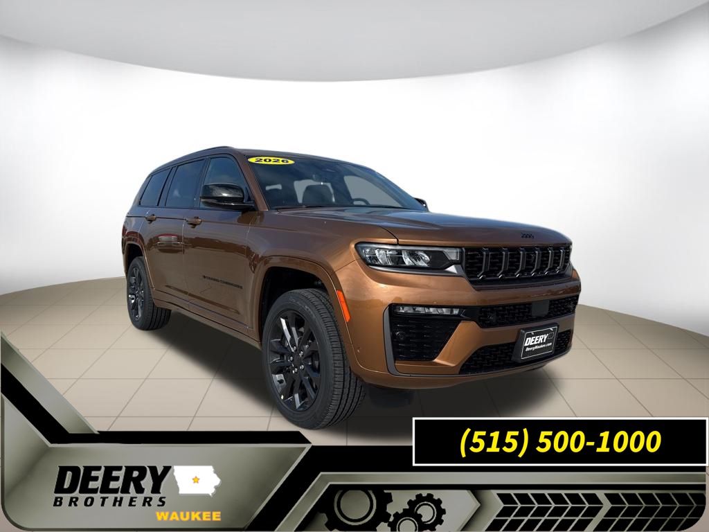 Red (Copper Shino Metallic Clearcoat) 2026 Jeep Grand Cherokee L SUV / Crossover Four-Wheel Drive 8-Speed Automatic