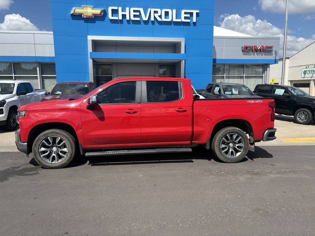 Red Hot 2021 Chevrolet Silverado 1500 Pickup Truck Four-Wheel Drive Automatic