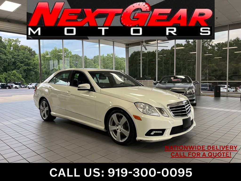 Arctic White 2011 Mercedes-Benz E-Class Sedan  7-Speed Automatic
