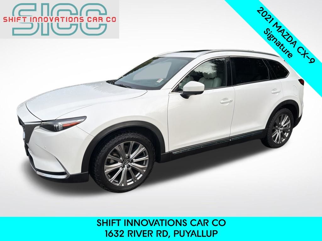 Snowflake White Pearl Mica 2021 Mazda CX-9 Signature AWD SUV / Crossover All-Wheel Drive 6-Speed Automatic