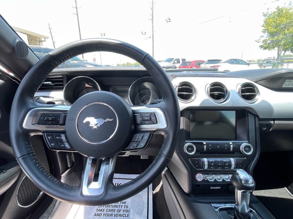 2016 Ford Mustang EcoBoost Premium Black at Wharton Ford