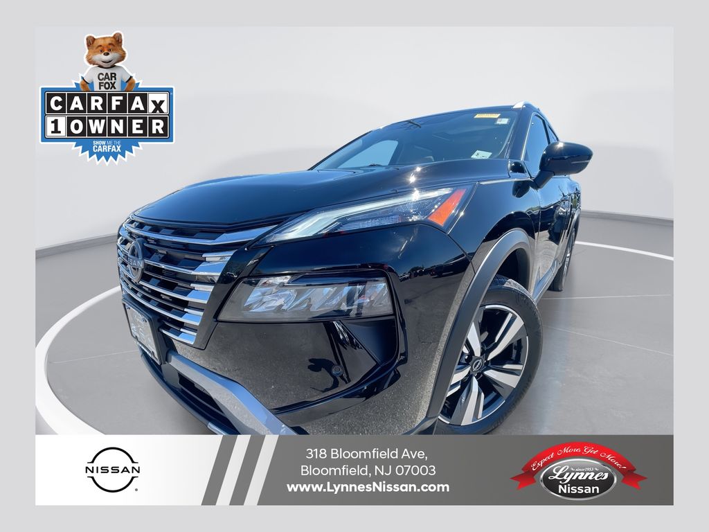 Super Black 2025 Nissan Rogue SUV / Crossover All-Wheel Drive Continuously Variable Transmission