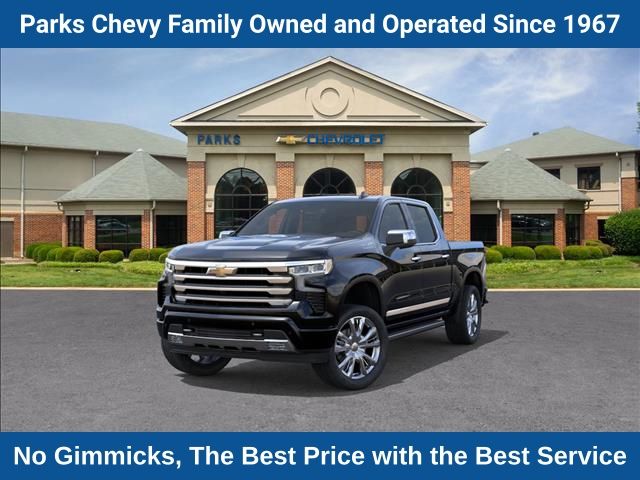 Black 2026 Chevrolet Silverado 1500 Pickup Truck Four-Wheel Drive 10-Speed Automatic
