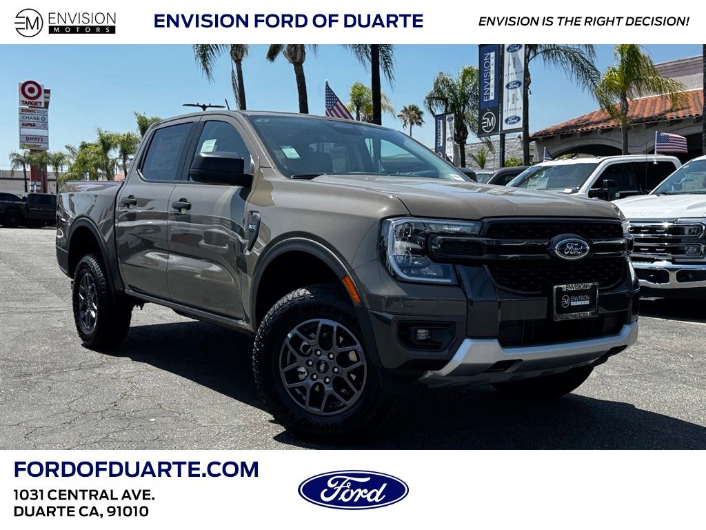 Gray 2026 Ford Ranger Pickup Truck Four-Wheel Drive Automatic