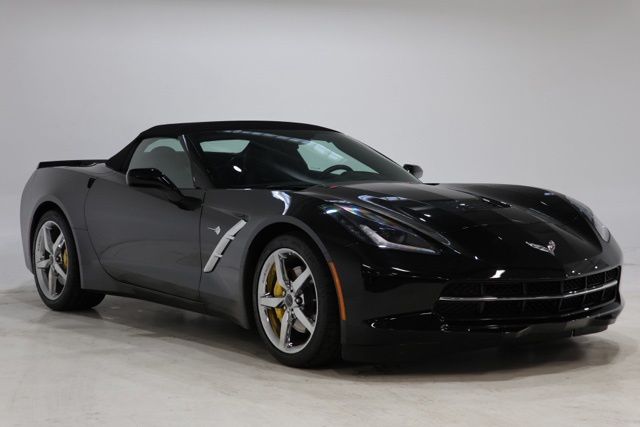 Black 2014 Chevrolet Corvette Stingray 2LT Convertible RWD Convertible Rear-Wheel Drive 6-Speed Automatic