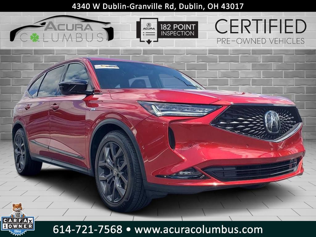Performance Red Pearl 2024 Acura MDX SH-AWD with A-SPEC Package SUV / Crossover All-Wheel Drive Automatic