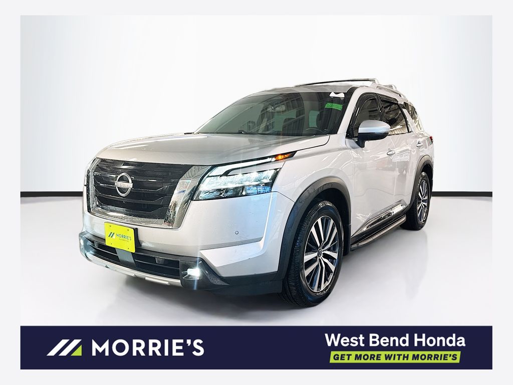 Brilliant Silver Metallic 2022 Nissan Pathfinder SUV / Crossover All-Wheel Drive 9-Speed Automatic