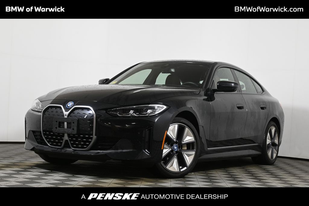 Black Sapphire Metallic 2023 BMW i4 eDrive35 Gran Coupe RWD Sedan Rear-Wheel Drive Automatic
