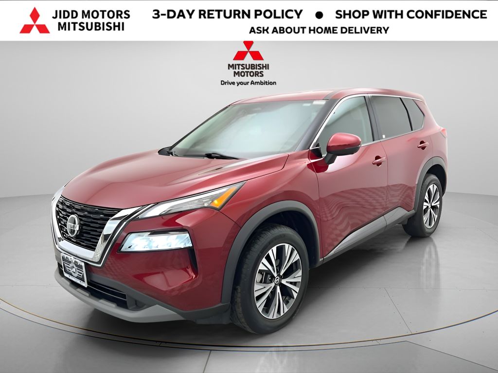 Red (Scarlet Ember Tintcoat) 2021 Nissan Rogue SV AWD SUV / Crossover All-Wheel Drive Continuously Variable Transmission