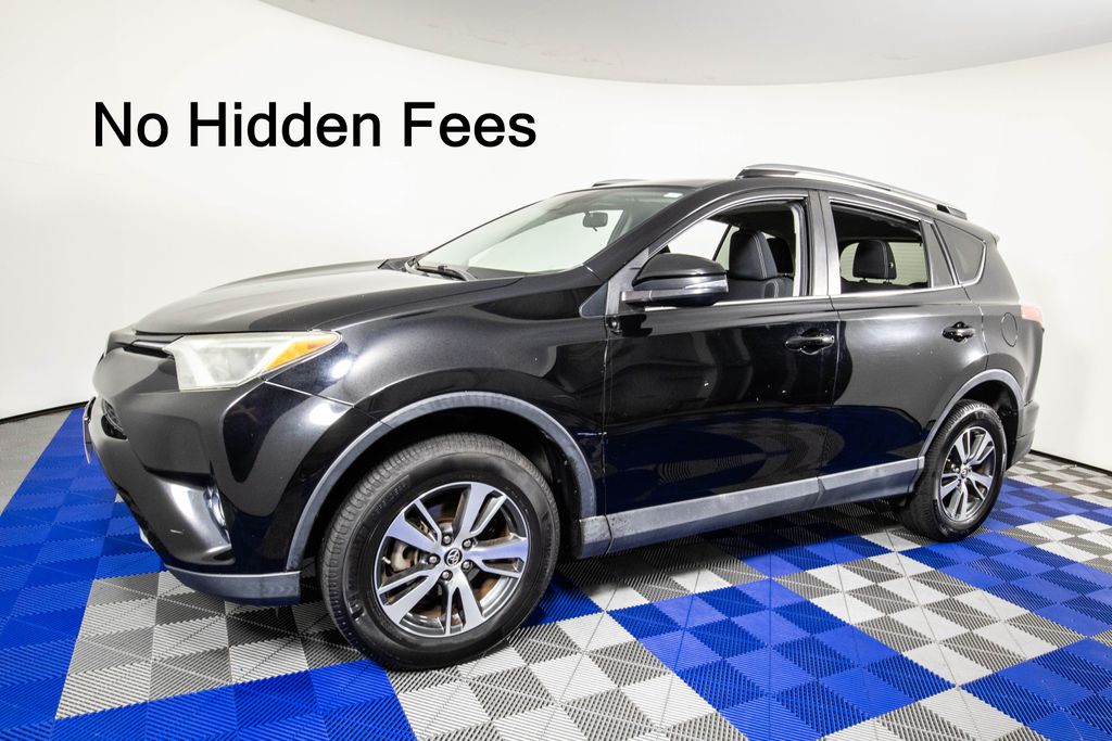 Black 2018 Toyota RAV4 SUV / Crossover Front-Wheel Drive 6-Speed Automatic
