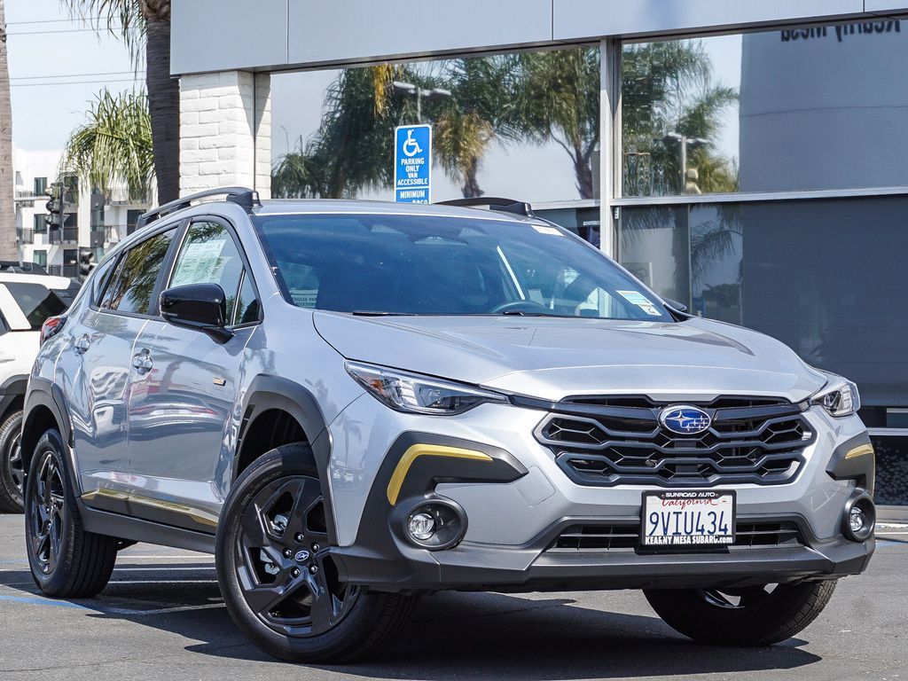 Ice Silver Metallic 2025 Subaru Crosstrek Sport AWD SUV / Crossover All-Wheel Drive Continuously Variable Transmission