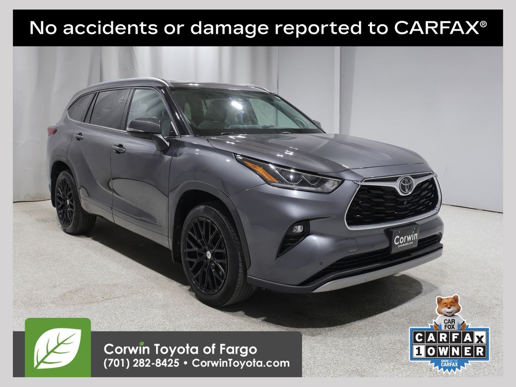 Magnetic Gray Metallic 2022 Toyota Highlander SUV / Crossover All-Wheel Drive 8-Speed Automatic