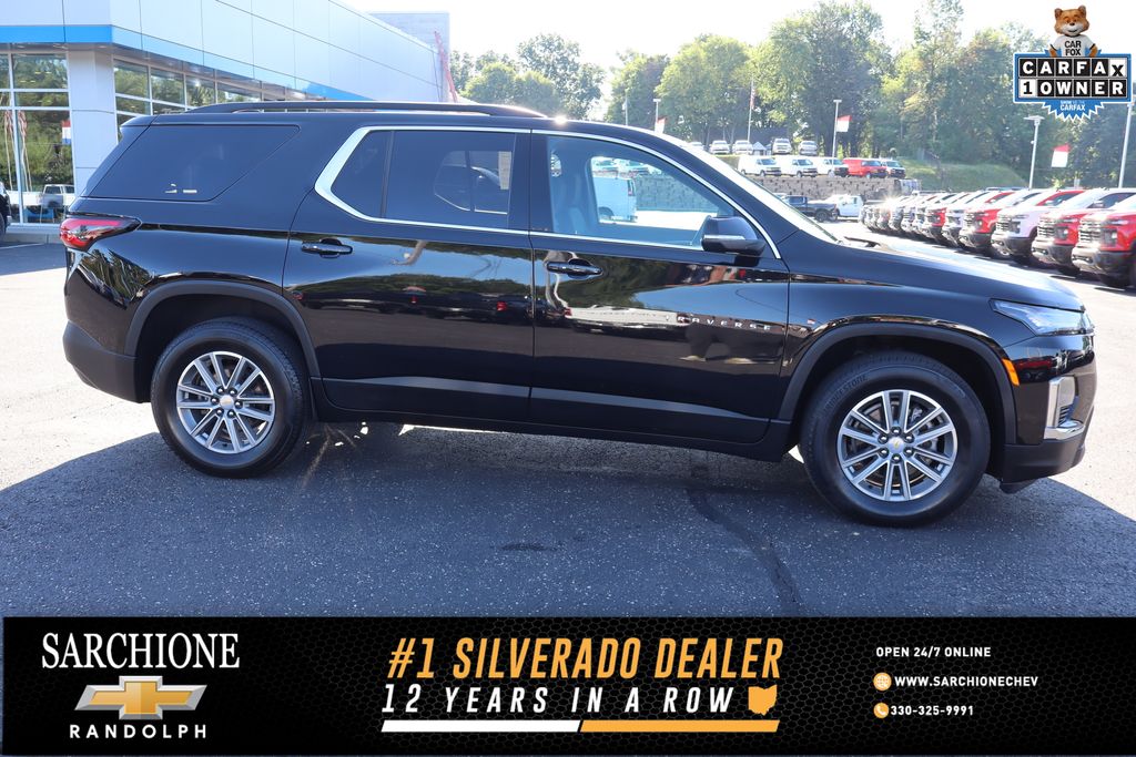 Mosaic Black Metallic 2023 Chevrolet Traverse SUV / Crossover Four-Wheel Drive 9-Speed Automatic