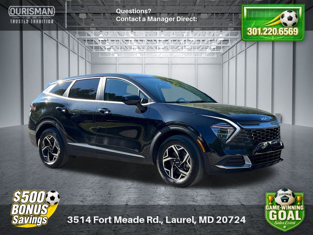 Black 2025 Kia Sportage SUV / Crossover Front-Wheel Drive 8-Speed Automatic