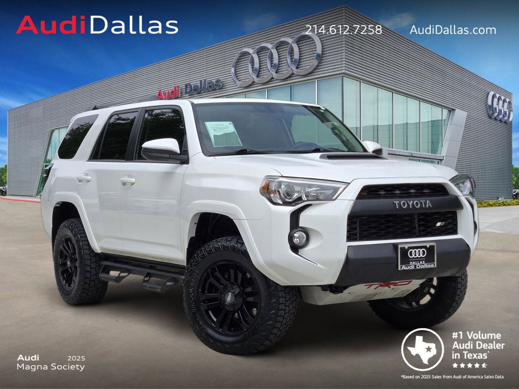 Super White 2018 Toyota 4Runner TRD Off-Road 4WD SUV / Crossover Four-Wheel Drive 5-Speed Automatic Overdrive