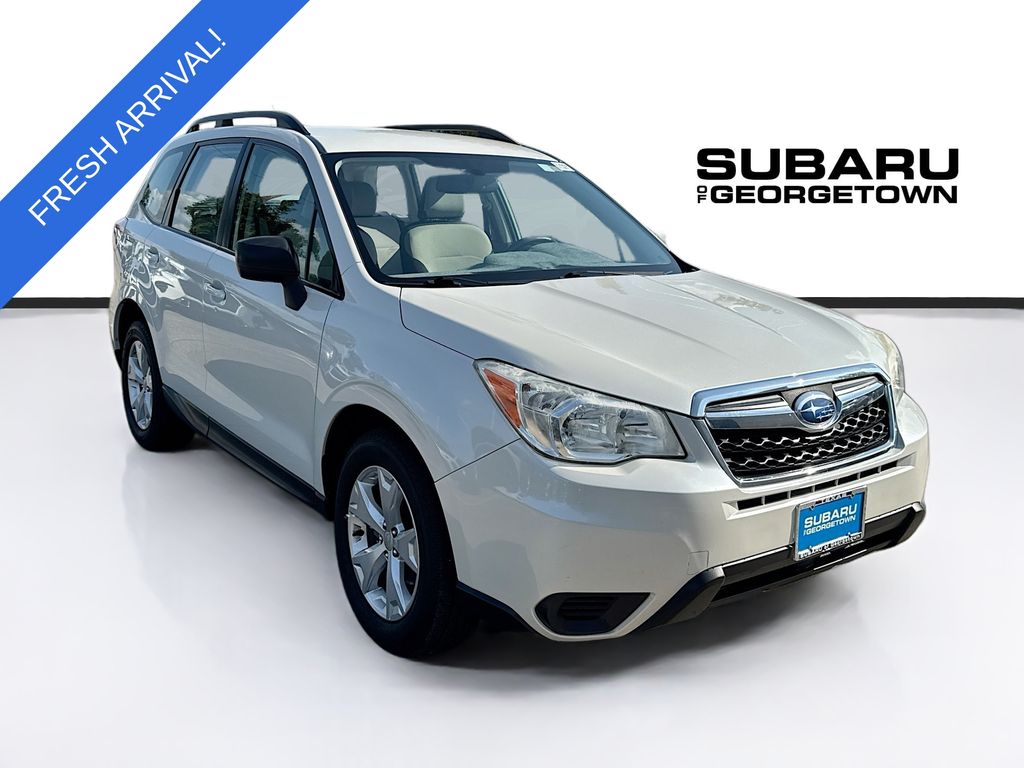 Satin White Pearl 2015 Subaru Forester SUV / Crossover All-Wheel Drive Continuously Variable Transmission