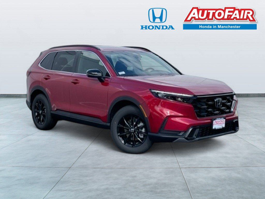 Radiant Red Metallic 2024 Honda CR-V Hybrid SUV / Crossover All-Wheel Drive Continuously Variable Transmission