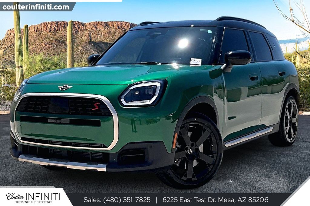 British Racing Green 2025 MINI Countryman SUV / Crossover All-Wheel Drive 7-Speed Automatic