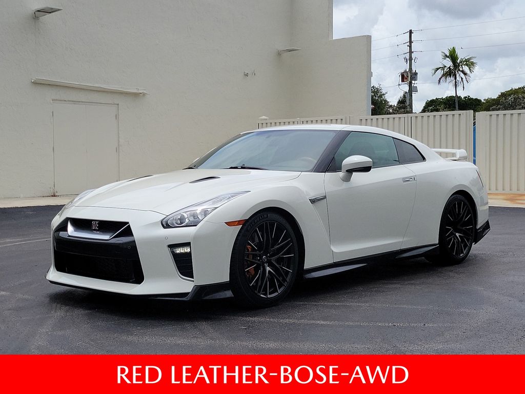 Pearl White Tricoat 2021 Nissan GT-R Coupe All-Wheel Drive 6-Speed Automatic