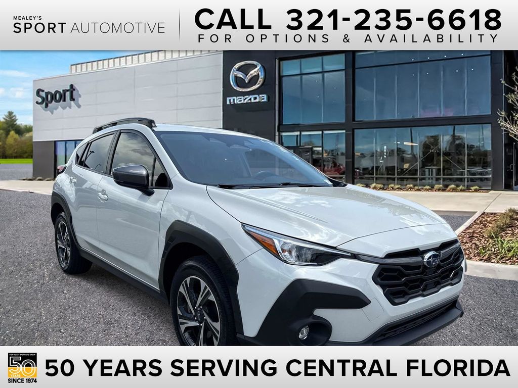 Crystal White Pearl 2024 Subaru Crosstrek SUV / Crossover All-Wheel Drive Continuously Variable Transmission