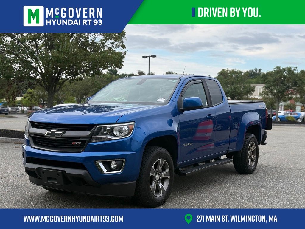Kinetic Blue Metallic 2018 Chevrolet Colorado Pickup Truck Four-Wheel Drive 8-Speed Automatic