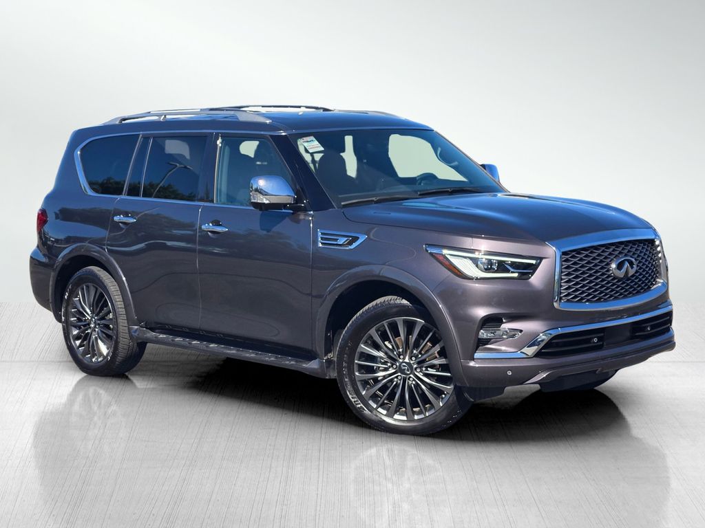 Gray 2024 INFINITI QX80 SUV / Crossover All-Wheel Drive 7-Speed Automatic