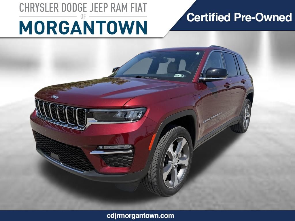 Velvet Red Pearlcoat 2023 Jeep Grand Cherokee 4xe SUV / Crossover Four-Wheel Drive 8-Speed Automatic