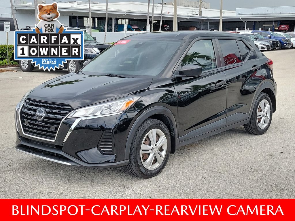 Super Black 2022 Nissan Kicks SUV / Crossover Front-Wheel Drive Continuously Variable Transmission