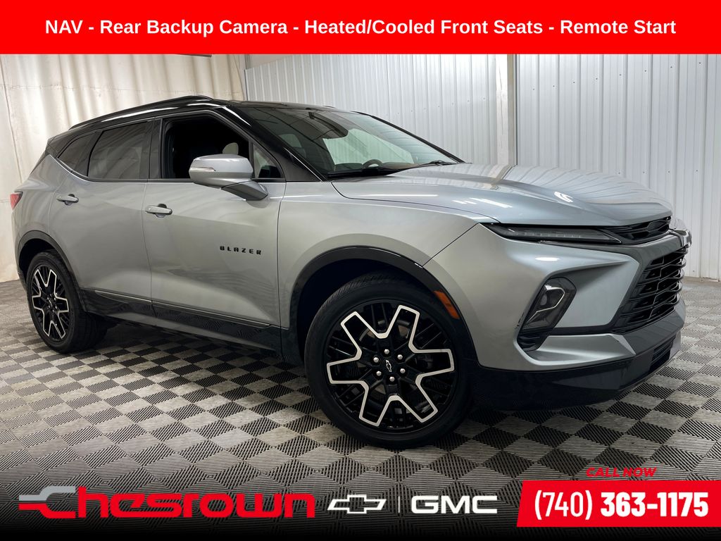 Sterling Gray Metallic 2024 Chevrolet Blazer SUV / Crossover All-Wheel Drive 9-Speed Automatic Overdrive