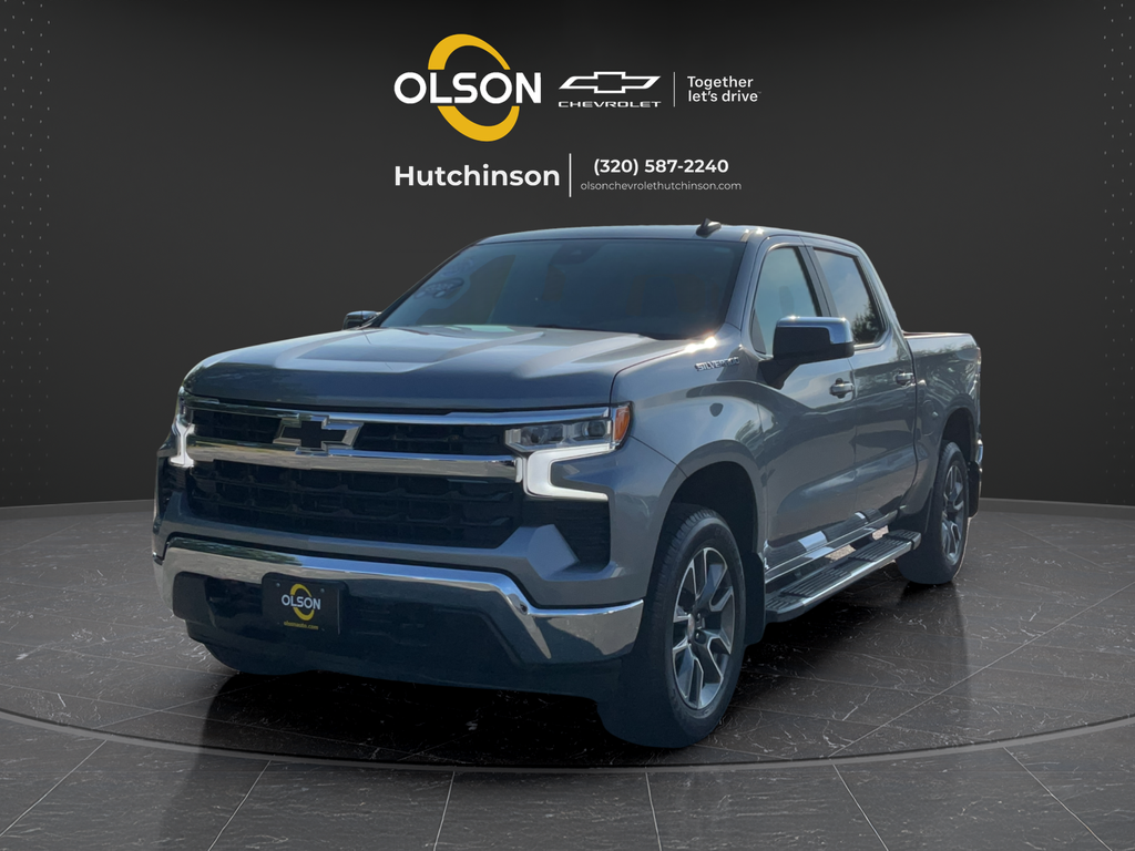 Sterling Gray Metallic 2023 Chevrolet Silverado 1500 Pickup Truck Four-Wheel Drive 8-Speed Automatic