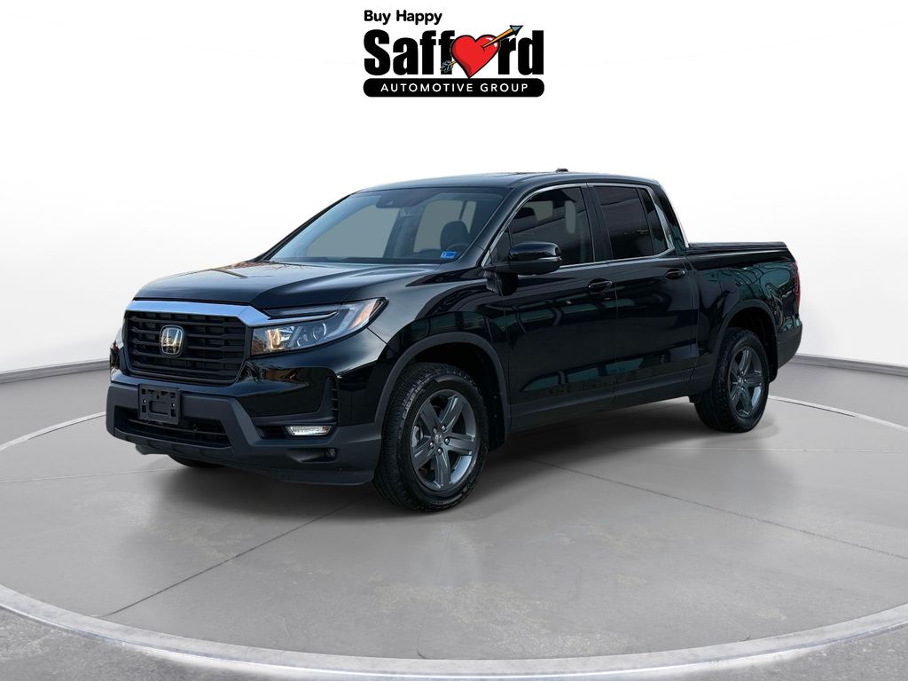 Crystal Black Pearl 2023 Honda Ridgeline RTL AWD Pickup Truck All-Wheel Drive 9-Speed Automatic