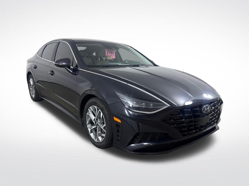 Carbon Blue 2023 Hyundai Sonata Sedan Front-Wheel Drive 8-Speed Automatic