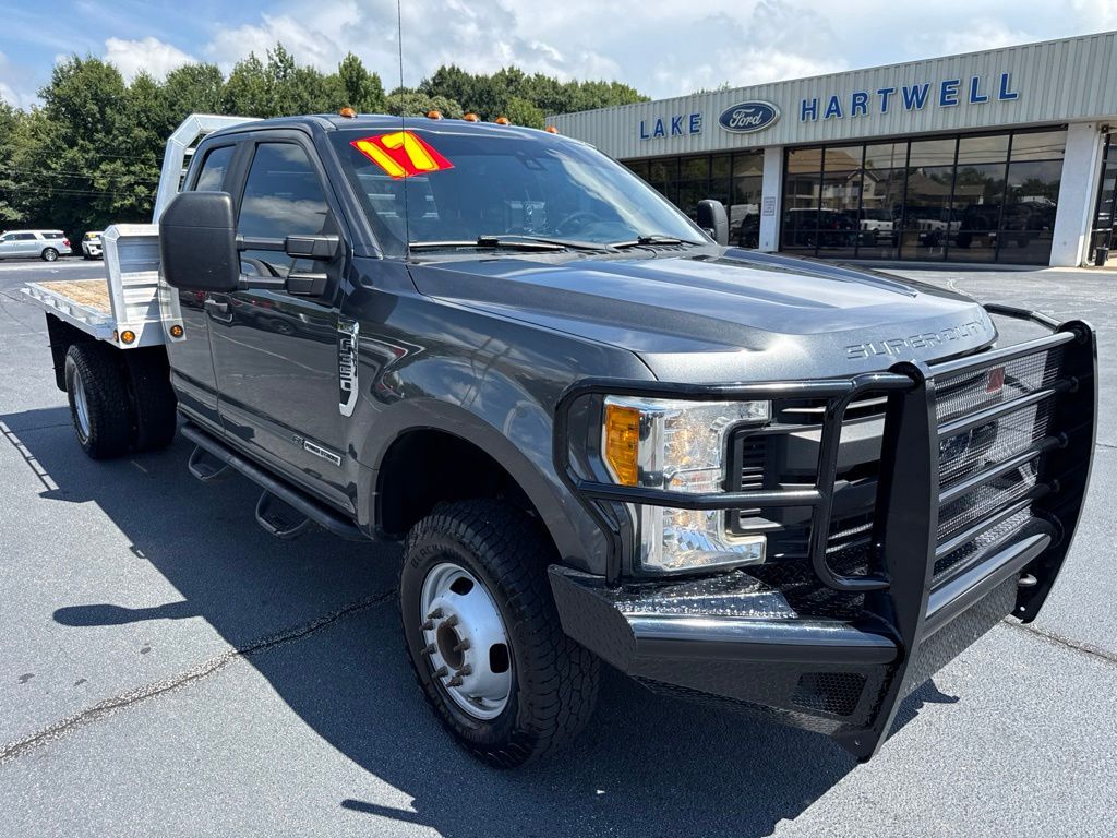Gray (Magnetic) 2017 Ford F-350 Super Duty Chassis Pickup Truck Four-Wheel Drive 6-Speed Automatic