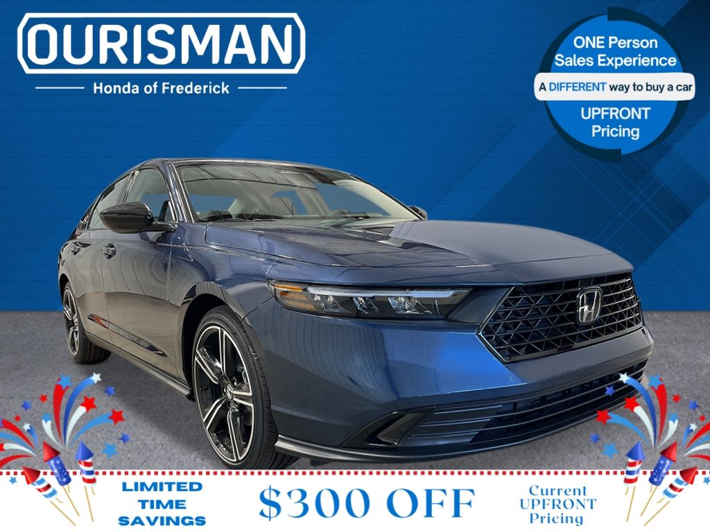 Canyon River Blue Metallic 2026 Honda Accord Sedan Front-Wheel Drive Continuously Variable Transmission