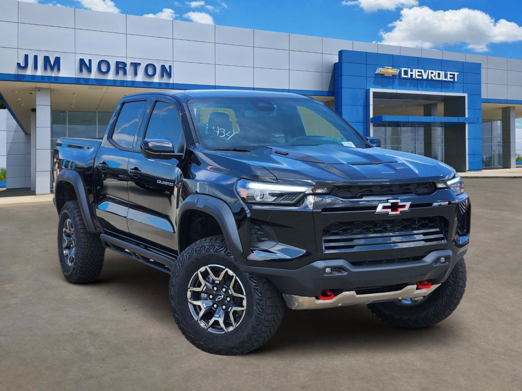 Black 2026 Chevrolet Colorado Pickup Truck Four-Wheel Drive 8-Speed Automatic