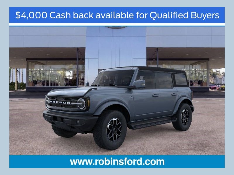 Blue (Azure Gray Metallic Tri-Coat) 2025 Ford Bronco SUV / Crossover Four-Wheel Drive Automatic