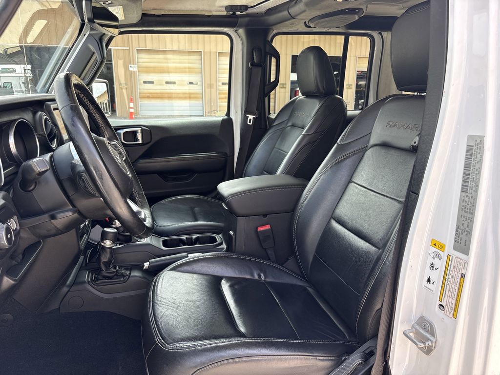 2018 Jeep Wrangler Unlimited Sahara White at Emmons Autoplex