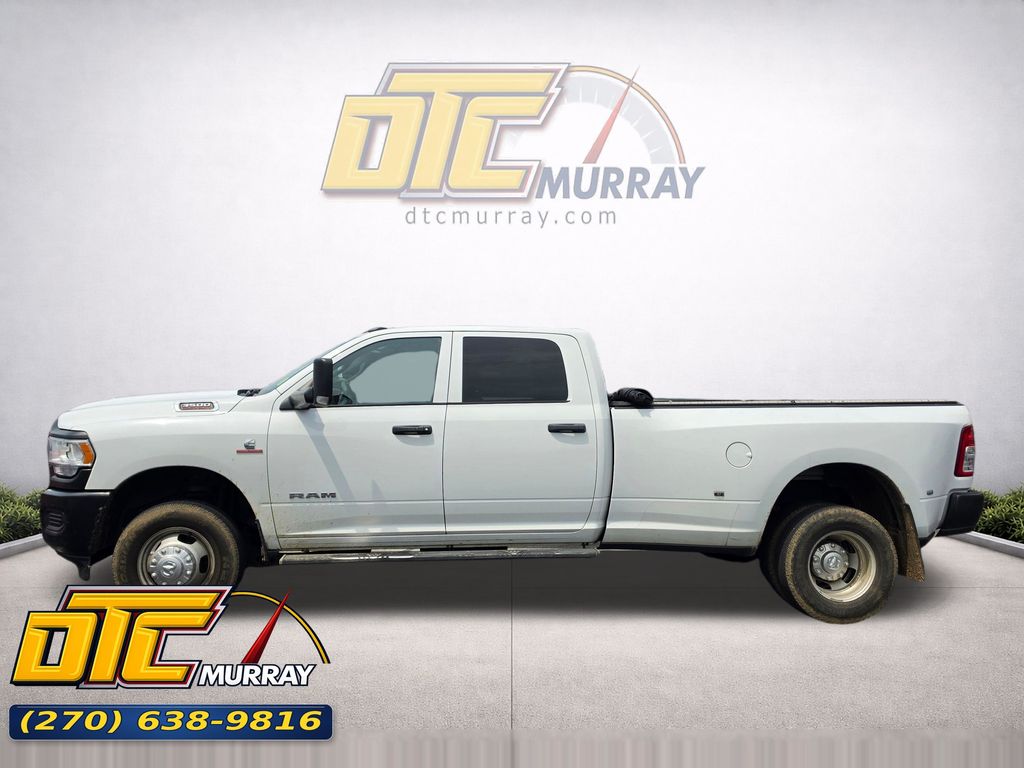 Bright White Clearcoat 2021 RAM 3500 Pickup Truck Four-Wheel Drive 6-Speed Automatic
