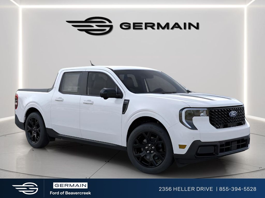Oxford White 2026 Ford Maverick Lariat SuperCrew AWD Pickup Truck All-Wheel Drive Continuously Variable Transmission